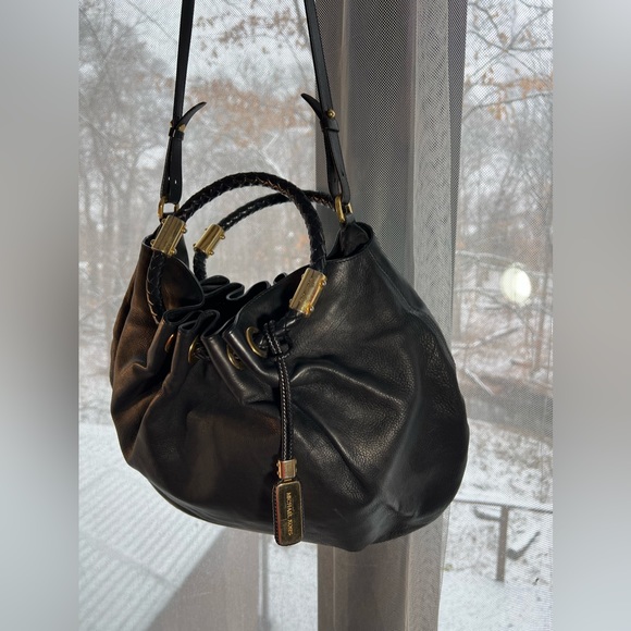 Michael Kors Colection Skorpios hobo amazing black bag. Unique. Beautiful design - Picture 5 of 15